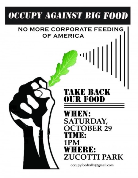Anti-"Big Food" rally
